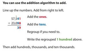 Addition Standard Algorithm